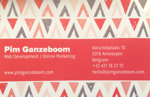 Pim Ganzeboom - Websites & Online Marketing Antwerpen